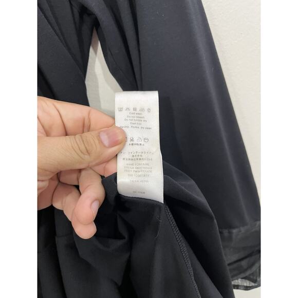 Anne Fontaine Laurence Dress 40 Academia Witchy Victorian Luxury Minimalist 90s - Picture 9 of 15